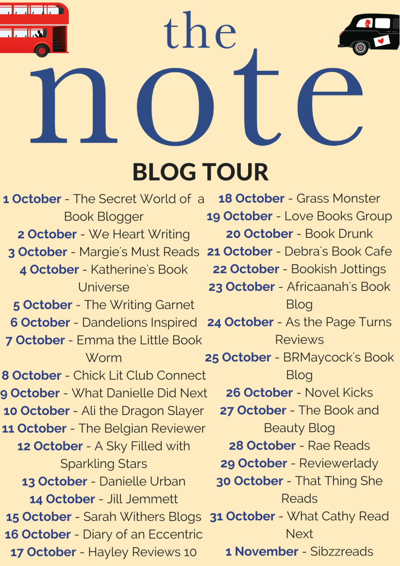 THE NOTE blog tour
